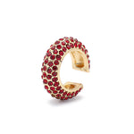Load image into Gallery viewer, Y2K Full Set C Clip Ear Cuff Crystal Piercing Free S5P219