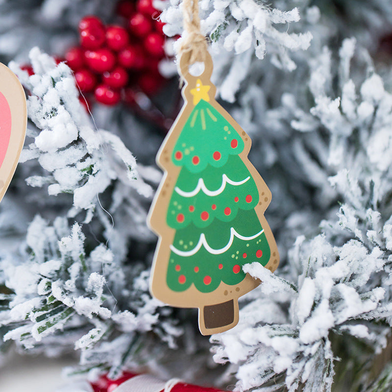Mini Cartoon Christmas Gift Tags and Message Cards N6K300