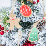 Load image into Gallery viewer, Mini Cartoon Christmas Gift Tags and Message Cards N6K300