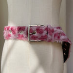 Load image into Gallery viewer, Unisex Pink Leopard Print Belt N6J104