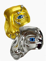 Load image into Gallery viewer, Half Face Mask Nose Ring Brooch Gothic Pin Women N6A207