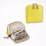 Load image into Gallery viewer, Genuine Leather Layered Jewelry Pouch Organizer N6E064