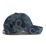 Load image into Gallery viewer, Denim Jacquard Hard Top Baseball Cap Washed Vintage N6G209