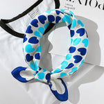 Load image into Gallery viewer, Silk Mini Scarf Simple Print Multi Color Women M5A344