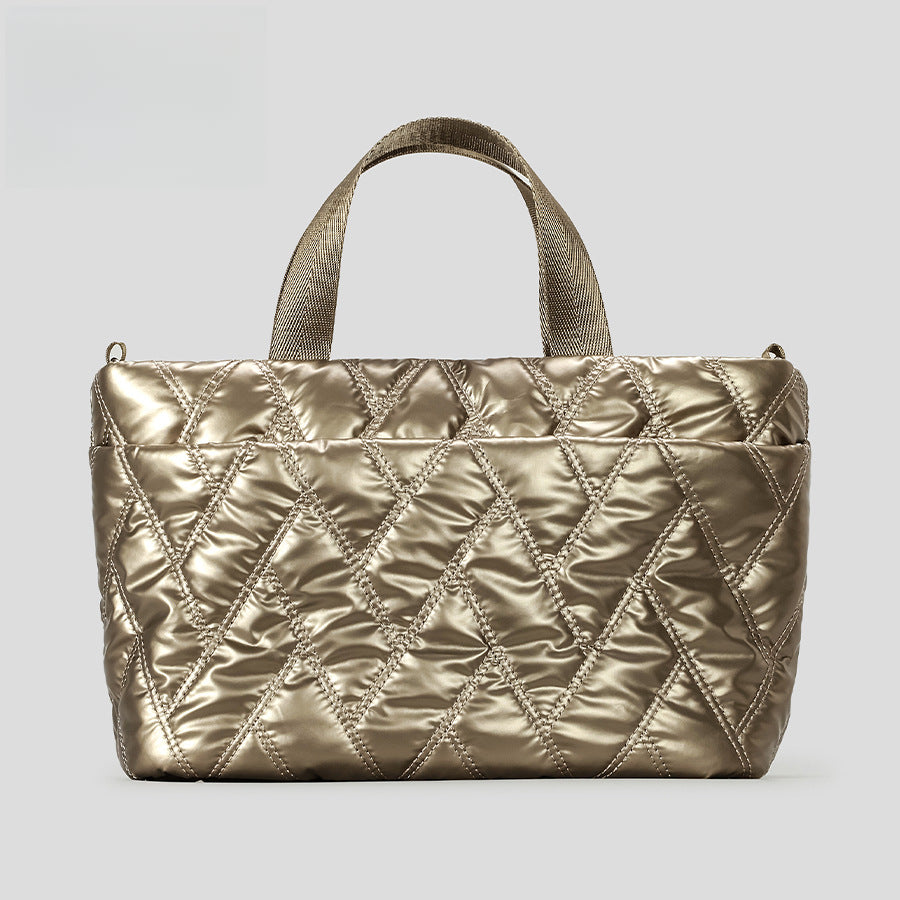Padded Cloud Tote Medium Size Nylon Polyester S5P378