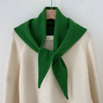 Load image into Gallery viewer, Cashmere Wool Solid Triangle Scarf Women Winter N6H234