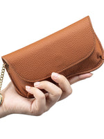 Load image into Gallery viewer, Genuine Leather Portable Sunglasses Case Women N6C314