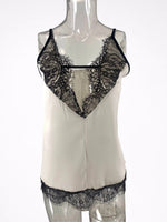 Load image into Gallery viewer, Lace Deep V Spaghetti Strap Camisole Top Women N6F246