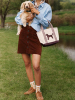 Load image into Gallery viewer, Corduroy Bodycon Mini Skirt Women Red Brown N5A100
