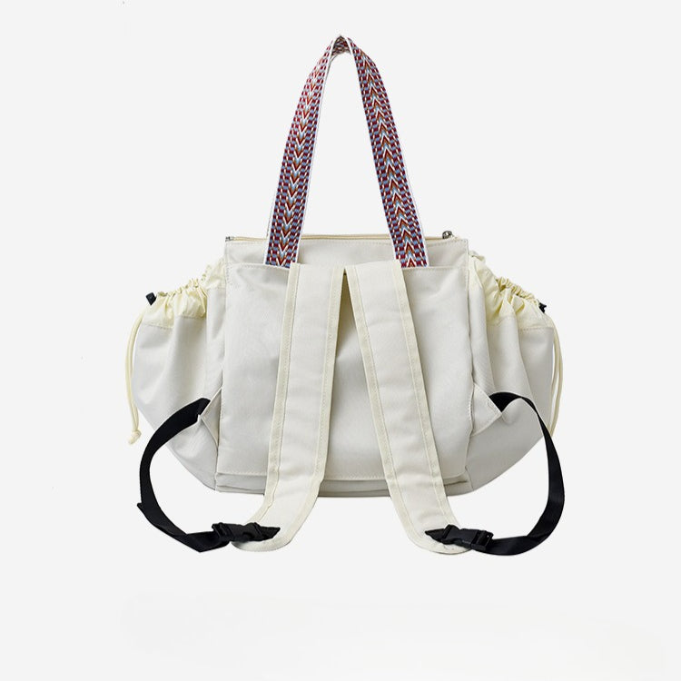 Women's Oxford Cloth Quilted Travel Backpack N6J217