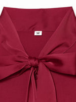 Load image into Gallery viewer, Bow Tie Scarf Loose Blouse Women Long Sleeve N6H124