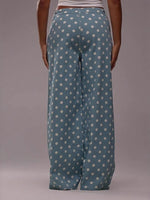 Load image into Gallery viewer, Polka Dot Loose Fit Mid Rise Denim Jeans N6F031
