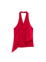 Load image into Gallery viewer, Halter Neck Satin Camisole Women N6C264