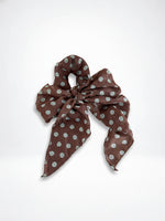 Load image into Gallery viewer, Polka Dot Mesh Long Scarf 180cm Women N6C011