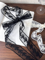 Load image into Gallery viewer, Retro Lace Scarf Headband Long 1.5m French N6C005