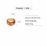 Load image into Gallery viewer, Vintage Acrylic Oval Ombré Bangle Minimalist Women N6H087