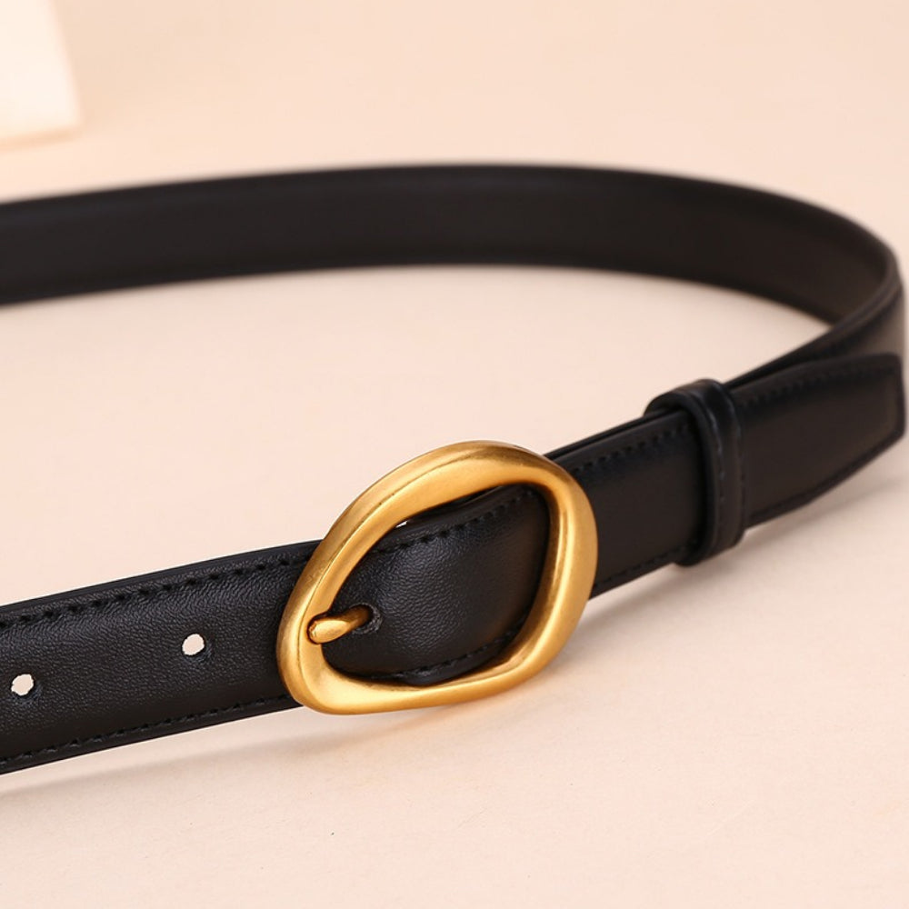 Double-Sided Genuine Leather Belt Women  N6H329