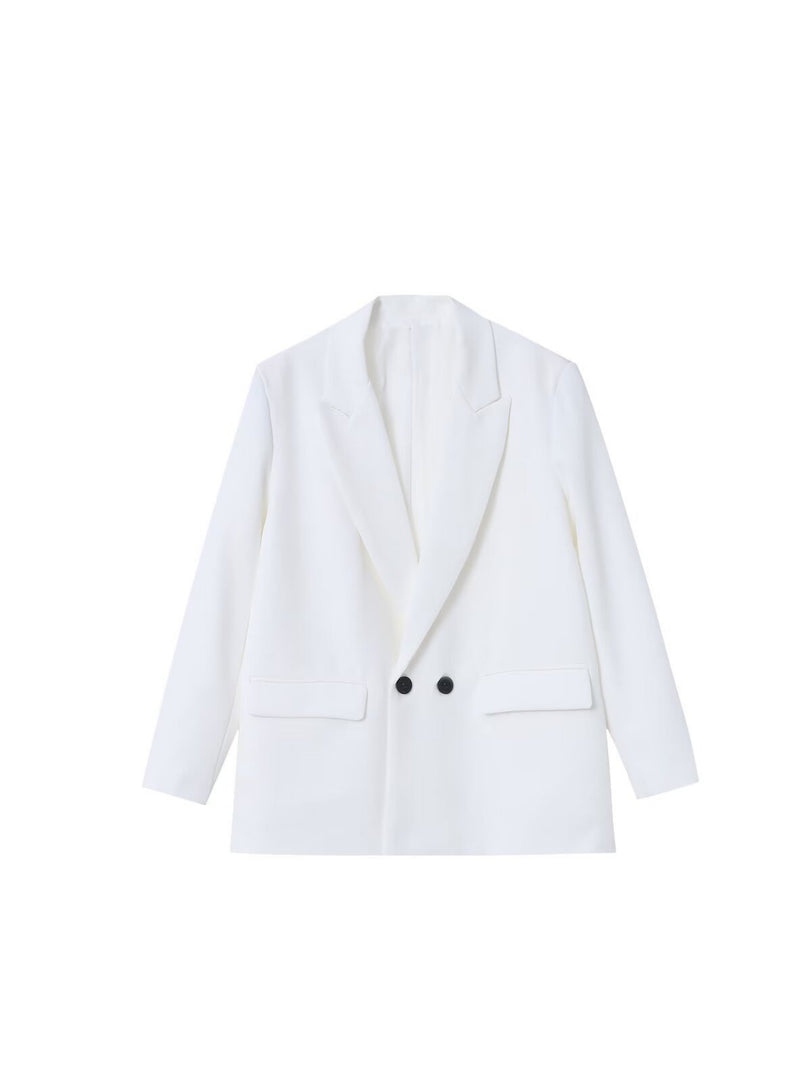 Double Breasted Loose Fit Blazer Women N6F012