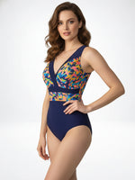 Load image into Gallery viewer, Printed Deep V One-Piece Swimsuit Women N6C292