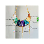 Load image into Gallery viewer, Natural Agate Crystal Moon Sun Catcher Prism N6F298