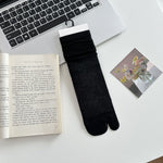Load image into Gallery viewer, Vertical Rib Split Toe Stack Socks Women Slimming N6H015