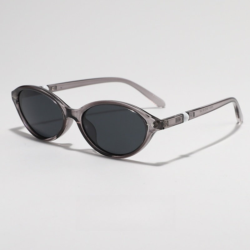 Cat Eye Oval Small Frame Sunglasses Women N6B217