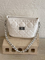 Load image into Gallery viewer, Quilted Pattern Shoulder Bag Women N6C022