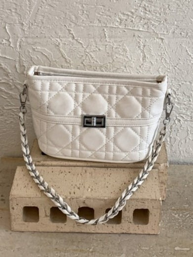 Quilted Pattern Shoulder Bag Women N6C022