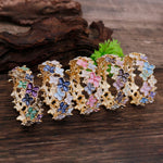 Load image into Gallery viewer, Cherry Blossom Enamel Elastic Bangle Women N6F267