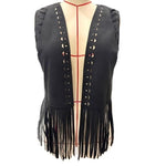 Load image into Gallery viewer, Fringe Vest Women Casual Open Front N6C132