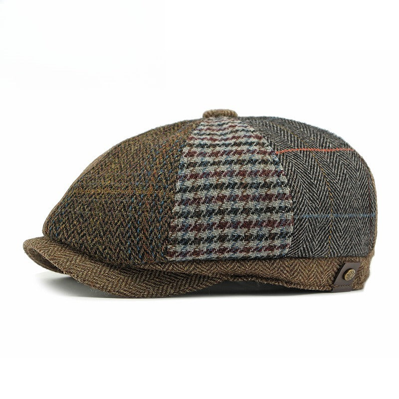 Newsboy Cap with Classic Eight Panel Design  M5A266