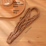 Load image into Gallery viewer, Handwoven Water Bottle Mesh Bag Cotton Linen N6G085
