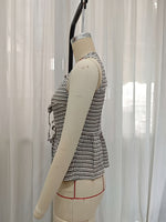 Load image into Gallery viewer, Plaid Sleeveless Vest with Tie Front Women N6E174
