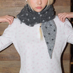 Load image into Gallery viewer, Women's Wool Blend Polka Dot Knit Triangle Scarf N6J122