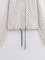 Load image into Gallery viewer, Dot Seersucker Blazer and Shorts Set Women N6C269