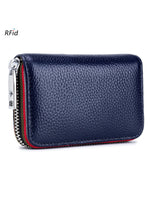 Load image into Gallery viewer, RFID Leather Accordion Card Case 12 Slots Women N6D034