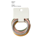 Load image into Gallery viewer, 5 Pack Twisted Hair Ties High Elasticity Solid Colors N6F128