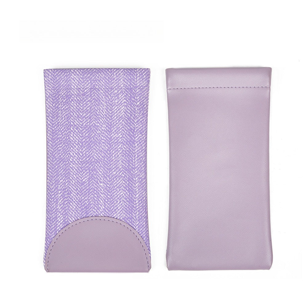 PVC Eyeglass Pouch Auto-Closure Sunglass Sleeve N6G102