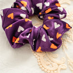 Load image into Gallery viewer, Velvet Scrunchie Spooky Pattern High Elasticity N6H202