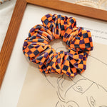 Load image into Gallery viewer, Velvet Scrunchie Spooky Pattern High Elasticity N6H202