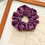Load image into Gallery viewer, Velvet Scrunchie Spooky Pattern High Elasticity N6H202
