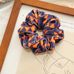 Load image into Gallery viewer, Velvet Scrunchie Spooky Pattern High Elasticity N6H202
