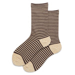 Load image into Gallery viewer, Solid Base Striped Cotton Mid-Calf Socks Women N6H011