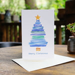 Load image into Gallery viewer, Watercolor Christmas Tree Greeting Cards with Envelopes N6K299