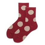 Load image into Gallery viewer, Vintage Large Polka Dot Over-the-Knee Socks Women N6H013