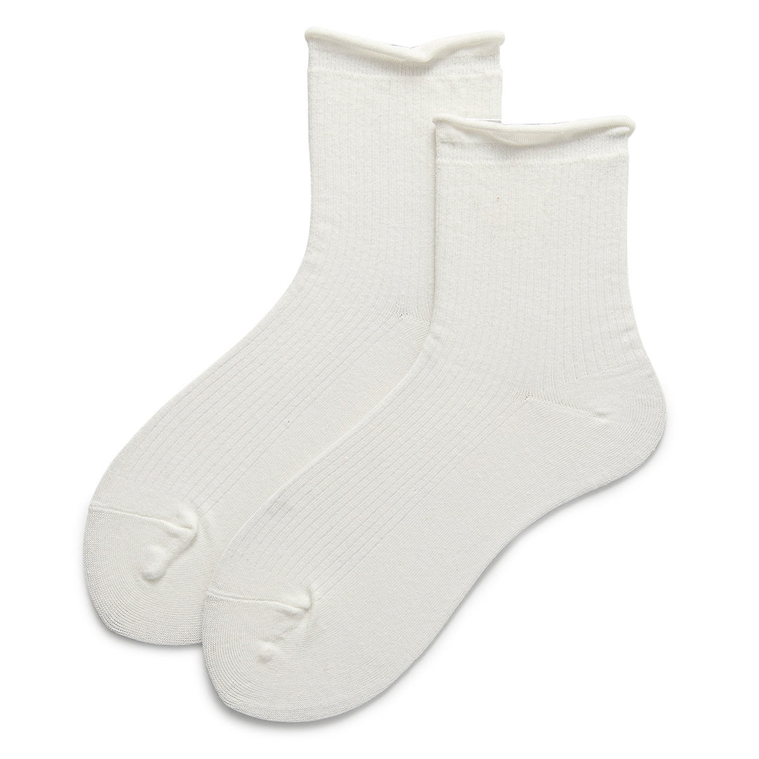 Prep School Ruffle Trim Socks Women N6C163