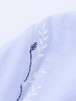 Load image into Gallery viewer, Embossed Embroidery Print Open Front Shirt Women N6C265