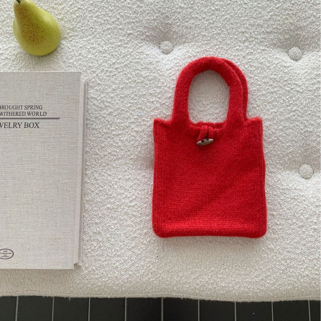 Knit Handbag Women Commuter Storage Bag N6H317