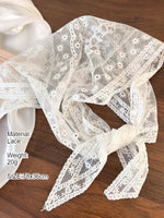 Load image into Gallery viewer, Retro Lace Floral Headscarf Bandana Women N6C004