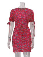 Load image into Gallery viewer, Floral Wrap Bodycon Dress Women Summer N6D092